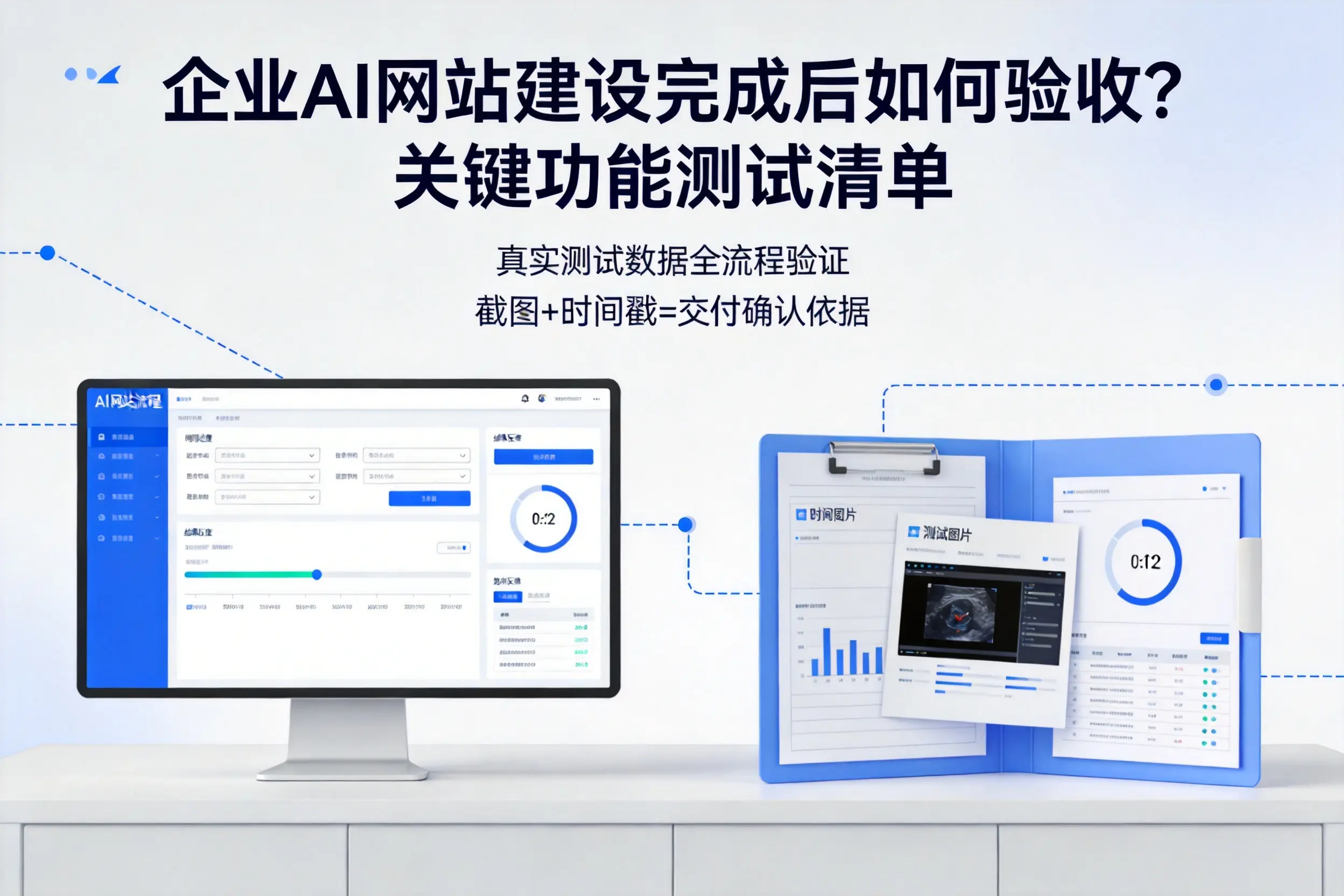 河池企业AI网站建设完成后如何验收？关键功能测试清单